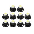 10pcs T4 7 White 5050 Led Instrument Dash Cluster Gauge Bulbs Light For Vehicle 