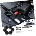 Galpada 6pcs Car Engine Cover Shock-absorbing Rubber Pad Shock Absorber Decorative