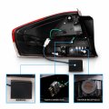 Amerilite 4 Door 2 Led Taillights Red Clear For Ford Focus Passenger And Driver Side