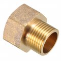 Uxcell Brass Threaded Pipe Fitting G3 8 Male X G1 2 Female Coupling 3pcs