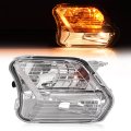 Hecasa Left Fog Light For 2017-2019d Escape Kuga Replacement For Fo2520194 Gj5z13200d Lamp Front Bumper Clear Lens Driver Side 