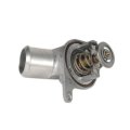 Engine Coolant Thermostat Water Inlet For Isuzu Ascender 2003 Aluminum Housing Silver 2 99 In Bolt Hole Center 30 Mm Tube