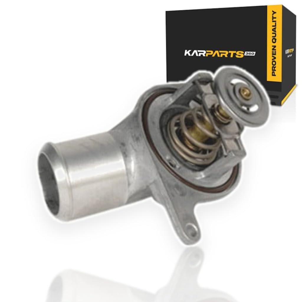 Engine Coolant Thermostat Water Inlet For Isuzu Ascender 2003 Aluminum Housing Silver 2 99 In Bolt Hole Center 30 Mm Tube