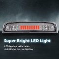Led Bar 3rd Brake Light For Dodge Ram 1500 2500 3500 2009-2017 High Mount Stop Rear Tail Cargo Lamps I Type Clear Lens Chrome