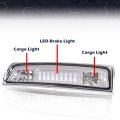 Led Bar 3rd Brake Light For Dodge Ram 1500 2500 3500 2009-2017 High Mount Stop Rear Tail Cargo Lamps I Type Clear Lens Chrome
