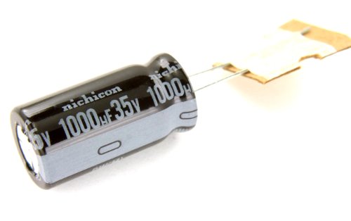 10pcs Nichicon Pw 1000uf 35v 105c Radial Electrolytic Capacitor Low ...