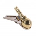 Tire Air Chuck Inflator Hose Barb Clip On Ball Foot Tyre Gauge Fitting Tool