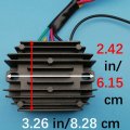 Tuzliufi Voltage Regulator Rectifier Compatible With Kubota Tractor B5200 B6200 B7200 B8200 B9200 F2000 F2100 G-5500s Kh007h