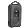 Key Fob Case 2 Button Abs Car Remote Flip Smart Cover Shell Fits For