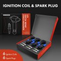 A-premium Set Of 6 Ignition Coil Pack And Iridium Spark Plugs Compatible With Toyota Supra 1993-1998 3 0l