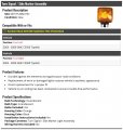 Incandescent Turn Signal Side Marker Assembly Bulbs Included Compatible With 2003-2009 Gmc C5500 Topkick