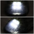 Auto Dynasty Compatible With 99-02 Dodge Ram 1500 2500 3500 Be 5 X Led Cab Roof Top Lights Smoked Housing White