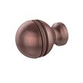 Allied Brass P-1-ca 1-inch Beaded Cabinet Knob Antique Copper 