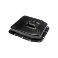 Transmission Oil Pan With Drain Plug For Ford Expedition 1997 2006 Black Steel 17 Qt Capacity Replaces 6l3z7a194a F3az7a194a