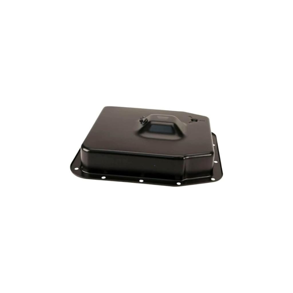Transmission Oil Pan With Drain Plug For Ford Expedition 1997 2006 Black Steel 17 Qt Capacity Replaces 6l3z7a194a F3az7a194a