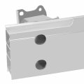 Ho1106202 Rear Bumper Reinforcement Impact Face Bar Compatible With Honda Accord 2018-2023 Aluminum Silver