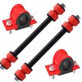 6 Pc Front Sway Bar Link And Code Red Extreme Bracket Bushing Kit For Ford Explorer Sport Trac 4wd Ranger Mercury Mountaineer 