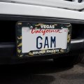 Vegas Golden Knights Camo License Plate Tag Frame