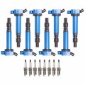 Ena Set Of 8 Blue Ignition Coil With 8 Iridium Spark Plug For Lexus Gs300 G50 Gs450h Is250 Is300 Is350 Ls460 Ls600h Rc300 Rc350 