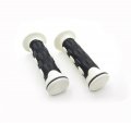 White Comfort Gel Hand Grips 1 In 25mm For Atv Quad Jet Ski 600r R6 Pvc Rubber Handlebar 7 8 Left And 1 Right Pair 