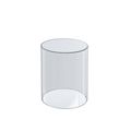 Azar Displays 556408 4 W X 8 H Clear Acrylic Cylinder 