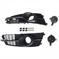 Secosautoparts Sline Fog Light Grill Cover Lamp Grille W Acc Compatible With Audi A6 S6 2016 2017 2018