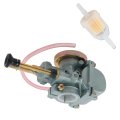 Carburetor Replacement For Kawasaki Ke100 1976 1977 2001 Model 16001 1185 Silvery With Fuel Filter 