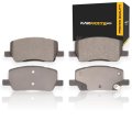Front Brake Pads For Tesla S 2017 To 2026 Low Metallic Mechanical Pad Wear Sensor 2 09 In Inner Height 5000 Advanced Series