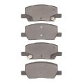 Front Brake Pads For Tesla S 2017 To 2026 Low Metallic Mechanical Pad Wear Sensor 2 09 In Inner Height 5000 Advanced Series 