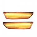 A Absopro Led Side Marker Light 26180am800 Front Turn Signals Fender Sidemarker Lamps For Infiniti G35 2003-2007 Clear Lens 