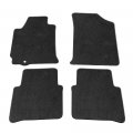 Freemotor802 For 2007-2012 Nissan Altima 4 Door Floor Mats Black Nylon Car Carpets 4-pc Set 