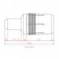 Mowok For Suzuki Gsx-s750 Gsx-s1000 Gsxs 750 1000 Gsxs750 Gsxs1000 Motorcycle Accessories Cnc Aluminum No Cut Kits Falling