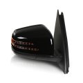 Side Door View Mirror W O Blind Spot Right Passenger Black 1 Pcs For Benz Gle Gl M 2015-2019 