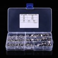 165pcs Stainless Steel Lock Nuts Locknut Assortment Ss304 Nylon Insert Kit M3 M4 M5 M6 M8 M10