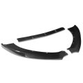 Auto Dynasty 3pcs Real Carbon Fiber Front Bumper Lip Spoiler Wing Body Kit Compatible With Ford Mustang 15-17