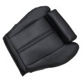 Black Perforated Microfiber Leather Bottom Seat Covers For Cadillac Srx 2010 2011 2012 2013 2014 2015 2016 Front Driver And 