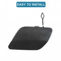 X Autohaux Rear Bumper Tow Hook Cover 2058850224 Car Trailer Fit For Mercedes-benz C300 C400 2015 Black