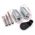 Httmt- Aluminum Chrome Spike Frame Slider Crash Falling Protector For 2001-2002 Suzuki Gsxr1000 Gsx-r P N Mt290-004-cd