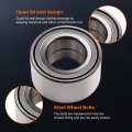 Ocpty New Wheel Hub Bearings Front Axle 5 Lugs Without Abs Compatible For Hyundai Elantra Tiburon Oe 510055 Pack Of 1