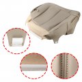 Autokay Driver Side Bottom Replacement Seat Cover Foam Cushion Leather Med Tan 522 Or 52i For Chevy Silverado Sierra Avalanche