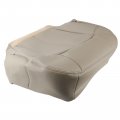 Autokay Driver Side Bottom Replacement Seat Cover Foam Cushion Leather Med Tan 522 Or 52i For Chevy Silverado Sierra Avalanche