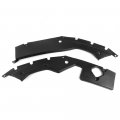 Ikon Motorsports Engine Bay Side Panel Covers For 2016-2020 Honda Civic Unpainted Abs Long Version X Gen 10 Generation Interior 