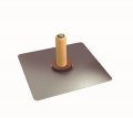 Kraft Tool Pl262 Genuine Extra-lite Magnesium Plaster Hawk With Wood Handle 12 X 12-inch 