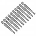 Uxcell 10 Pcs T25 Magnetic Torx Screwdriver Bits 1 4 Inch Hex Shank 2-inch Length S2 Security Tamper Proof Screw Driver Kit