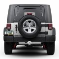 Ipick Image Made For Jeep Wrangler 3d Logo On Brushed Oval Billet Aluminum 2 Inch Tow Hitch Cover