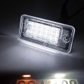 Nslumo A3 A4 Led License Plate Light Rear Tag Lamp Car Number Replacement For Au-di S3 S4 A6 C6 S6 A8 S8 D3 Q7 Rs4 Rs6 18smd 