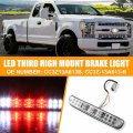 X Autohaux Tail High Mount Brake Stop Light Cc3z13a613b Rear Cab Roof Center Third Cargo Lamp For Ford F-250 Abs Black White