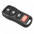 Hqrp Transmitter And Two Batteries Compatible With Infiniti G35 2003 2004 2005 2006 03 04 05 06 Key-fob Remote Shell Case Cover