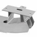 Gm1106690 Rear Bumper Reinforcement Impact Face Bar Compatible With Chevy Malibu Limited 2013-2016 Aluminum Silver