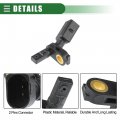 Motoforti Abs Speed Sensor For Volkswagen Alltrack 2017-2019 No Wht003860 Wht003861 Black 2 Pcs